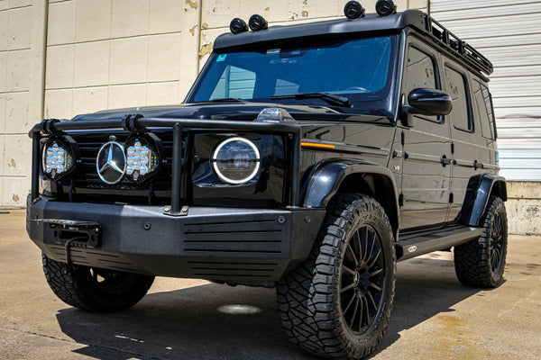 Load image into Gallery viewer, mercedes 463a 465 2 inch lift kit 50mm g-wagon g-class g-wagen suspension springs shocks struts 464