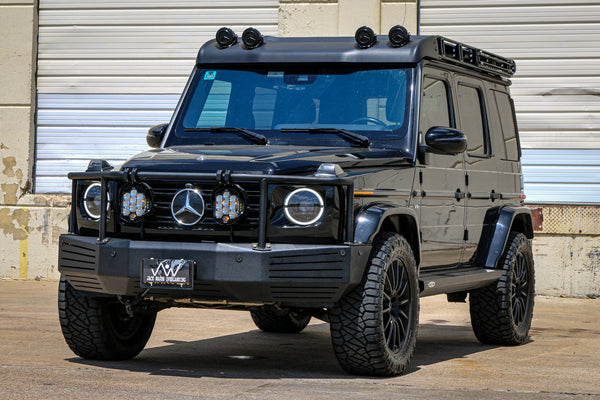 Load image into Gallery viewer, mercedes g wagon 463a front steel bumper winch w463a g class g550 g63 amg g wagen g class