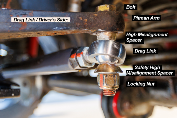 Load image into Gallery viewer, mercedes g wagon steering link drag link tie rod steering stabilizer upgraded heavy duty