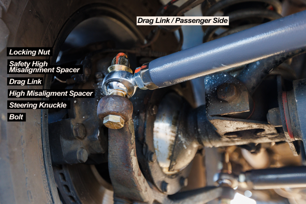 Load image into Gallery viewer, JWO HD Steering Links - Tie Rod and Drag Link