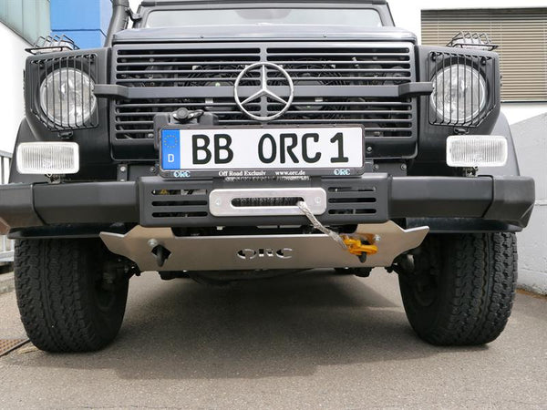 Load image into Gallery viewer, g wagon front skid plate underride protection uderbody protection black until year 2015 up to MY 2015 ORC G Wagen