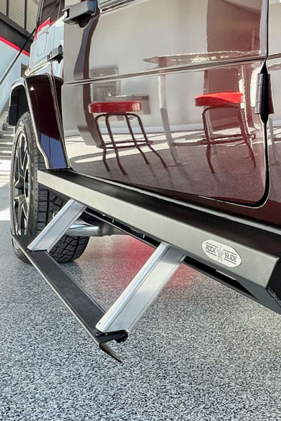 Load image into Gallery viewer, g wagon electronic step slider rock slide engineering 463a AMG G63 4x4 squared 2018 2019 newer