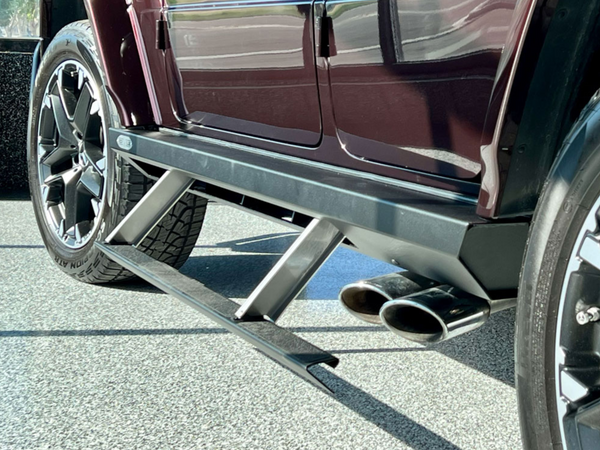Load image into Gallery viewer, g wagon electronic step slider rock slide engineering 463a AMG G63 4x4 squared 2018 2019 newer