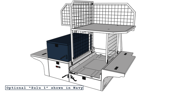 Load image into Gallery viewer, g wagon storage system trekboxx alpha mercedes g wagen drawer kit interor cargo