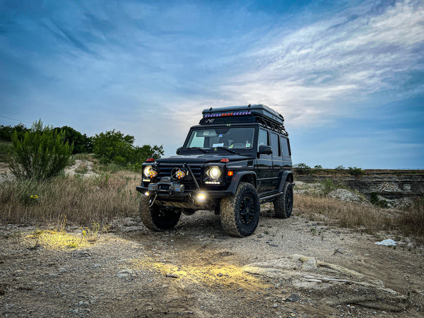 Load image into Gallery viewer, g wagon bumper bull bar brush guard g wagen gelandewagen g500 g550 g55 g63 amg