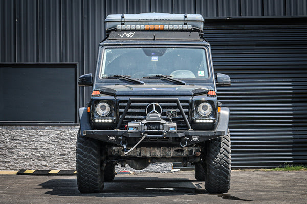 Load image into Gallery viewer, g wagon bumper bull bar brush guard g wagen gelandewagen g500 g550 g55 g63 amg