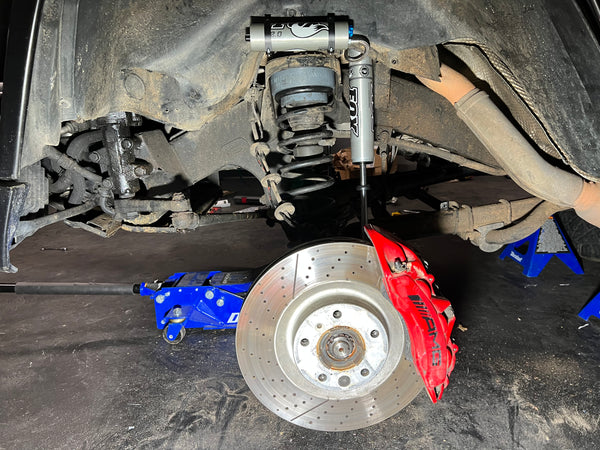 Load image into Gallery viewer, mercedes g wagon spring spacers 40mm g wagen 2 inch lift kit g500 g55 g550 g63amg w463 463 fox shocks