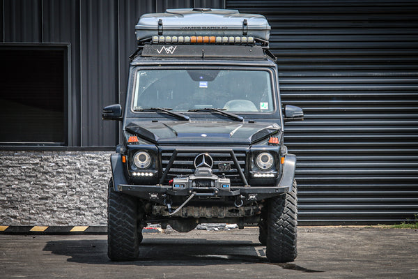 Load image into Gallery viewer, g wagon bumper bull bar brush guard g wagen gelandewagen g500 g550 g55 g63 amg