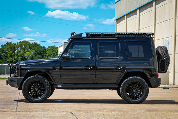 Load image into Gallery viewer, mercedes g wagon rear steel bumper 463a w463a g wagen g class g550 g63 amg blind spot assist parktronic