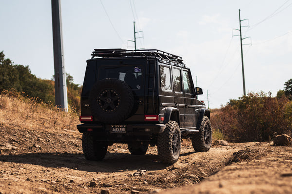 Load image into Gallery viewer, mercedes g wagon rock sliders side steps skid steps sill protection g500 g550 g55 g63 AMG Jack Wagon Overlanding