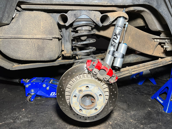 Load image into Gallery viewer, mercedes g wagon spring spacers 40mm g wagen 2 inch lift kit g500 g55 g550 g63 amg w463 463 fox shocks