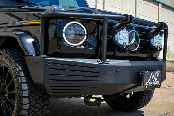 Load image into Gallery viewer, mercedes g wagon 463a front steel bumper winch w463a g class g550 g63 amg g wagen g class
