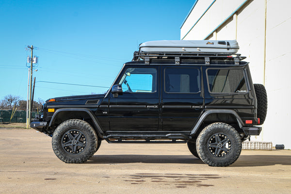 Load image into Gallery viewer, g wagon front bumper steel winch g500 g550 g55 amg mercedes fog lights cooler relocation intercooler g wagen