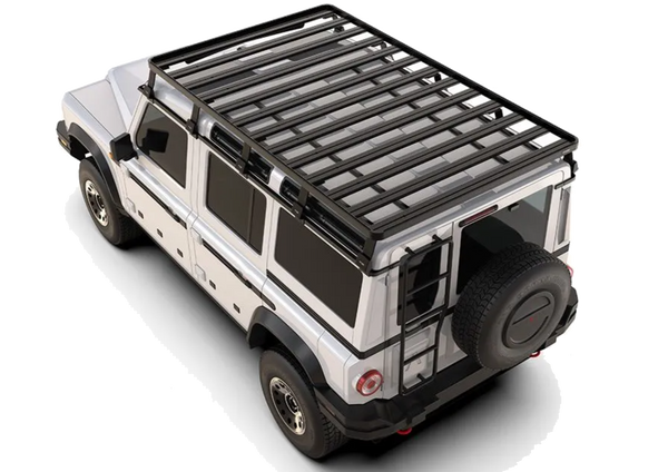 Load image into Gallery viewer, ineos grenadier roof rack front runner full length three quarter safari window open close ladder basket storage