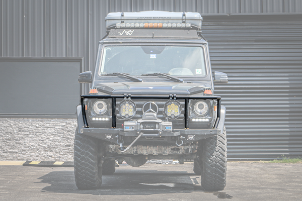Load image into Gallery viewer, g wagon bull bar brush guard g wagen gelandewagen g500 g550 g55 g63 amg