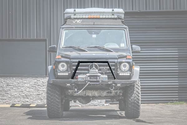 Load image into Gallery viewer, g wagon bumper bull bar brush guard g wagen gelandewagen g500 g550 g55 g63 amg