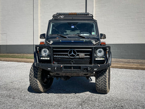 Load image into Gallery viewer, g wagon bull bar brush guard g wagen gelandewagen g500 g550 g55 g63 amg