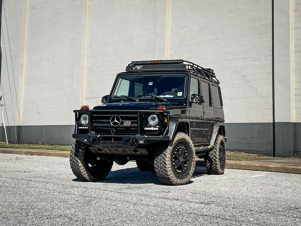 Load image into Gallery viewer, g wagon bull bar brush guard g wagen gelandewagen g500 g550 g55 g63 amg