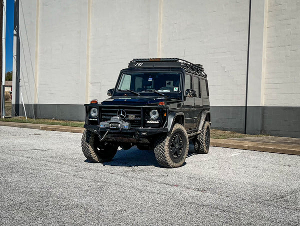 Load image into Gallery viewer, g wagon bull bar brush guard g wagen gelandewagen g500 g550 g55 g63 amg