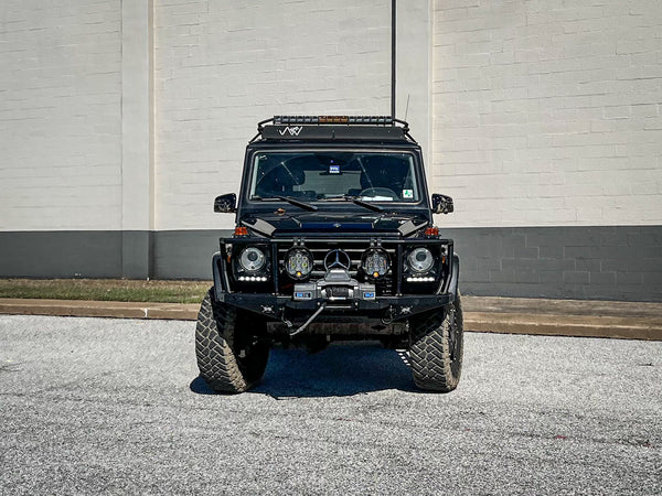 Load image into Gallery viewer, g wagon bull bar brush guard g wagen gelandewagen g500 g550 g55 g63 amg