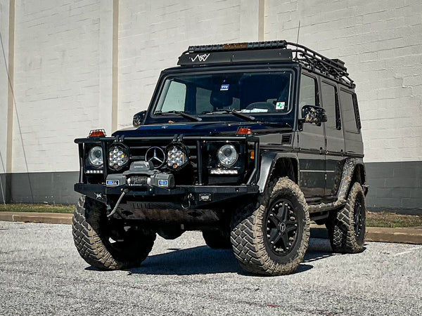 Load image into Gallery viewer, g wagon bull bar brush guard g wagen gelandewagen g500 g550 g55 g63 amg