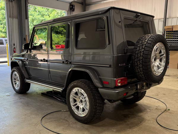 Load image into Gallery viewer, g wagon 20 inch wheels black rhino vanguard g wagen g500 g550 g55 g63 amg 5x130 silver
