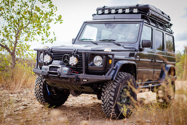 Load image into Gallery viewer, g wagon bumper mercedes tow pin front steel winch bumper g500 g550 g55amg g63 amg g wagen gwagenaccessories gelandewagen 463 w463 461 w461 460 w460