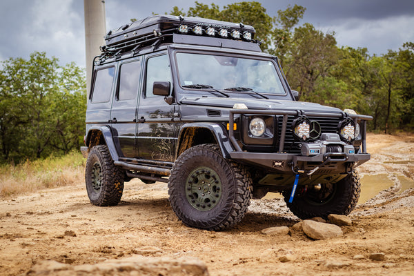 Load image into Gallery viewer, g wagon bumper mercedes tow pin front steel winch bumper g500 g550 g55amg g63 amg g wagen gwagenaccessories gelandewagen 463 w463 461 w461 460 w460