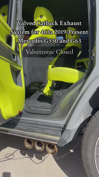 Load and play video in Gallery viewer, Valvetronic Valved Sport Exhaust System (for W463A Models 2019+)