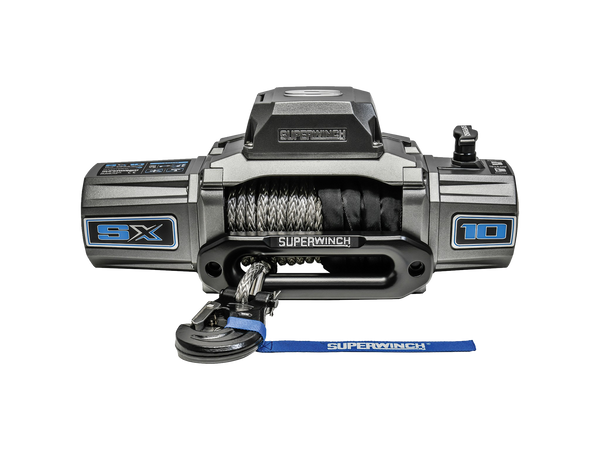 Load image into Gallery viewer, Superwinch SX10SR synthetic rope drum light led 10k load cable winch