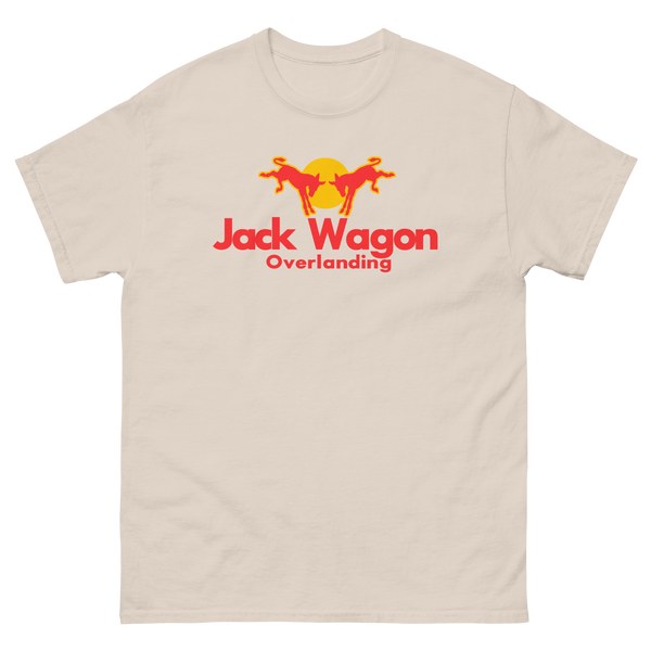 Load image into Gallery viewer, red bull shirt red mule jack wagon donkey t-shirt