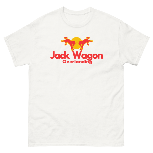 Load image into Gallery viewer, red bull shirt red mule jack wagon donkey t-shirt