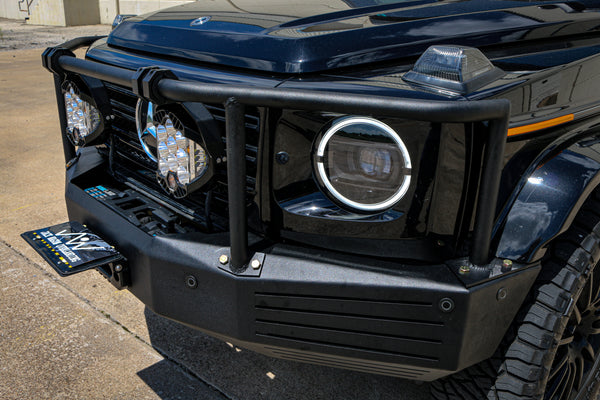 Load image into Gallery viewer, mercedes g wagon 463a front steel bumper winch w463a g class g550 g63 amg g wagen g class