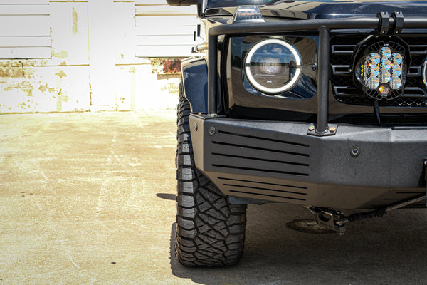 Load image into Gallery viewer, mercedes g wagon 463a front steel bumper winch w463a g class g550 g63 amg g wagen g class