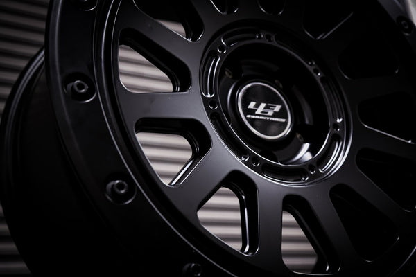 Load image into Gallery viewer, mercedes g wagon wheels 463 industries gc04 all black 20 inch wheels beadlock