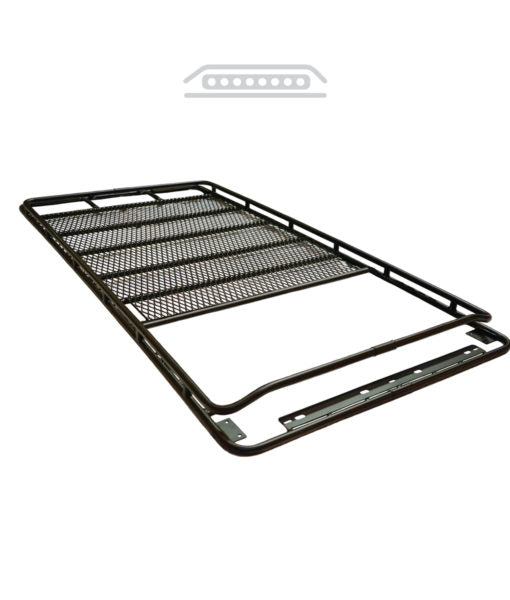 Load image into Gallery viewer, Toyota 4Runner 5th Gen baja off road offroad roof rack gobiracks gobirack gobi stealth ranger light bar multi light setup wind deflector