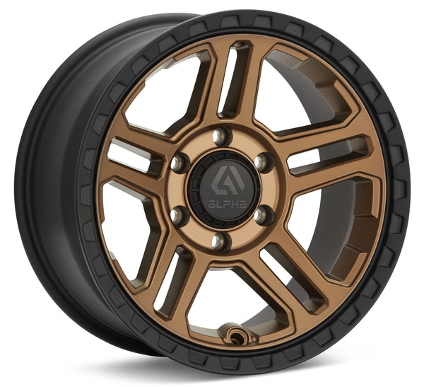 Load image into Gallery viewer, g wagon wheels 5x130 alpha equipt grenade bronze 18 inch