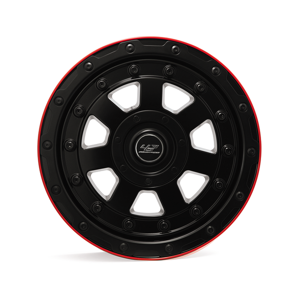 Load image into Gallery viewer, Mercedes G Wagon Black Wheels 5x130 off road red lip 463 industries GC01