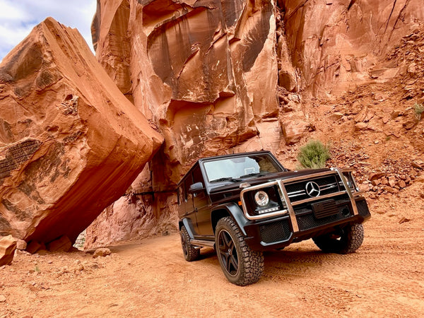 Load image into Gallery viewer, G Wagon 2 inch Lift Kit 33 inch tires ORC Eibach Springs Fox Shocks Koni Raid Shocks Old Man Emu Springs Ohlins Shocks King Shocks 2 inch lift suspension kit for Mercedes Benz G Wagon Off Road G500 lift G55 lift G550 lift G63 lift