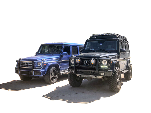 Load image into Gallery viewer, g wagon 4 inch lift kit 100mm lift kit for Mercedes G Wagon G Wagen Gelandewagen Jack Wagon Overlanding Suspension Mercedes Benz w463 w461 w460 G500 G550 G55 G63 AMG