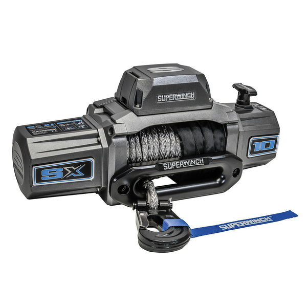 Load image into Gallery viewer, Superwinch SX10SR synthetic rope drum light led 10k load cable winch