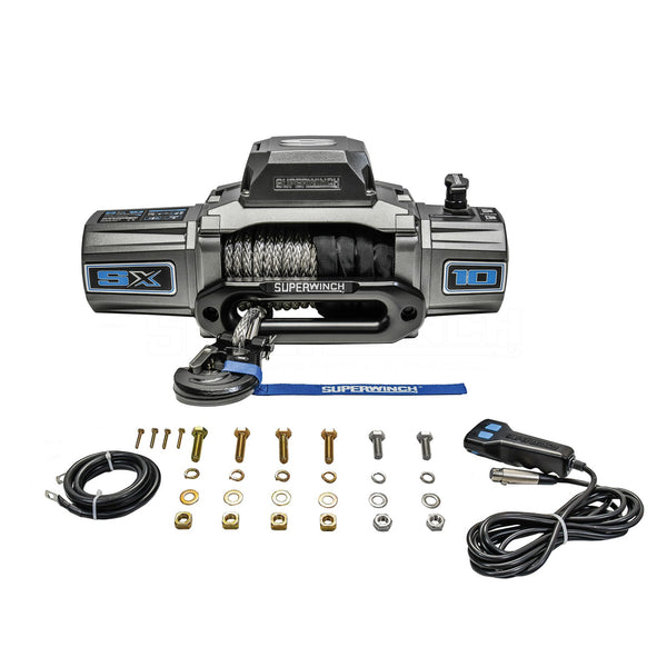 Load image into Gallery viewer, Superwinch SX10SR synthetic rope drum light led 10k load cable winch