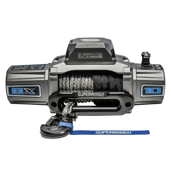 Load image into Gallery viewer, Superwinch SX10SR synthetic rope drum light led 10k load cable winch