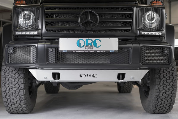 Load image into Gallery viewer, g wagon front skid plate underride protection underbody protection black year 2016-2018 ORC g wagen