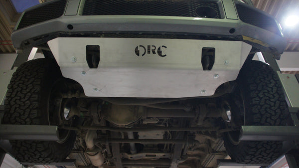 Load image into Gallery viewer, g wagon front skid plate underride protection underbody protection black year 2016-2018 ORC g wagen