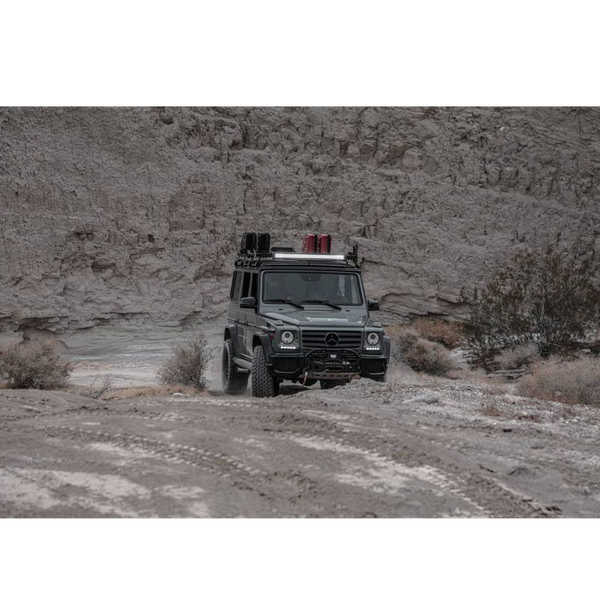 Load image into Gallery viewer, g wagon roof rack mercedes benz g wagon g wagen g class g230 g350 g500 g55 g550 g63 amg front runner roof rack ladder luggage mount light bar Tall and Standard