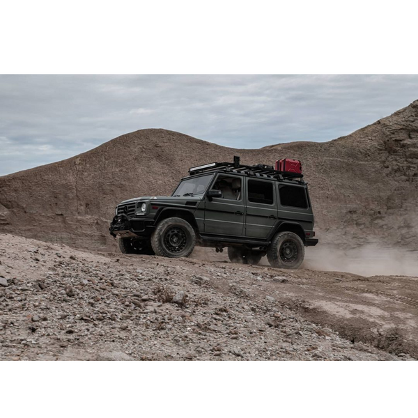 Load image into Gallery viewer, g wagon roof rack mercedes benz g wagon g wagen g class g230 g350 g500 g55 g550 g63 amg front runner roof rack ladder luggage mount light bar Tall and Standard
