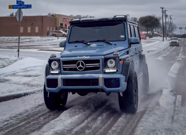 Load image into Gallery viewer, 2016 2017 2018 G63 AMG 4 inch lift kit 35 inch tires mercedes g wagon jack wagon overlanding