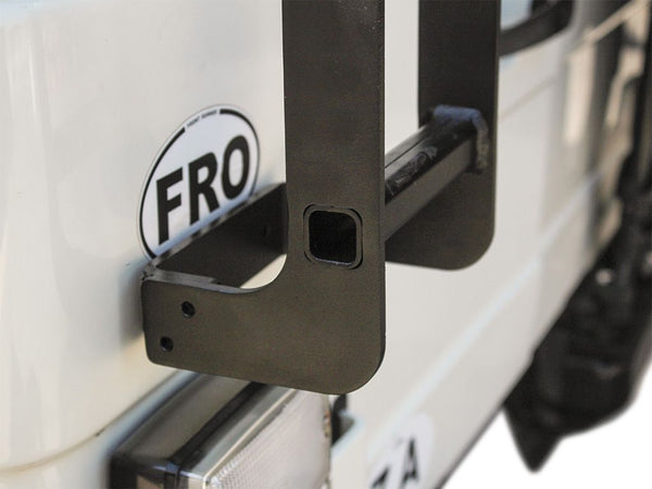 Load image into Gallery viewer, mercedes benz g wagon front runner rear ladder roof rack closeup