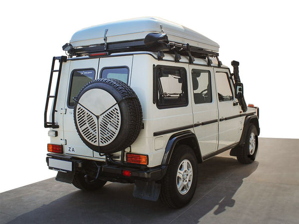 Load image into Gallery viewer, mercedes benz g wagon front runner rear ladder roof rack gelandewagen